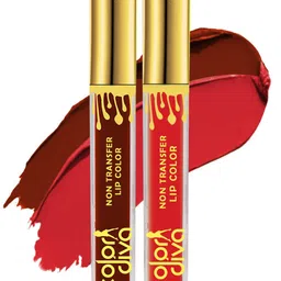 Adbeni Set of 2 Non Transfer Lip Color 10 ml Each - Shade 103 & 104-1