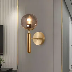 GAUVIK Gold-Toned Glass Ceiling Lamp-image-53