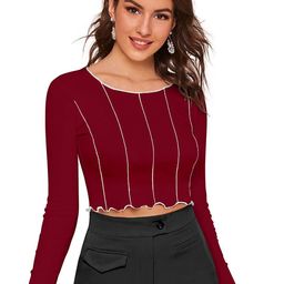 S.K.CWomen Solid Crop Top-image-30