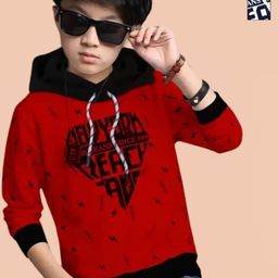 ATLANS Boys Typography 2 Printed Hooded T-shirt-image-8