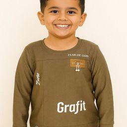 YK Boys Typography Printed T-shirt-image-33