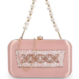 ADISA Embellished Box Clutch-20