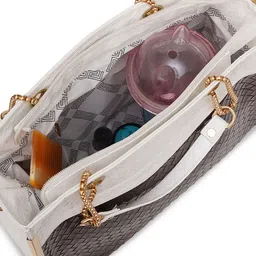 FABBHUE Textured Structured Handheld Bag image 5