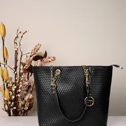 Bagsy Malone PU Structured Tote Bag-picture-16
