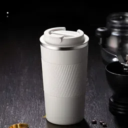 UniKart White Stainless Steel Matte Mugs Set of Cups and Mugs 510 ml-image-3
