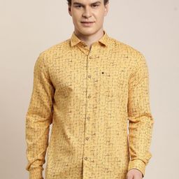 Turtle Men Relaxed Slim Fit Printed Casual Shirt-image-91