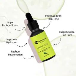 Blu Essentials Under Eye Serum For Dark Circles With Aloevera & Cucumber - 30 ml image 4