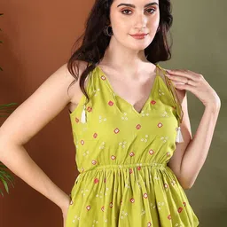 Stylum Polka Dot Print Peplum Crop Top-38