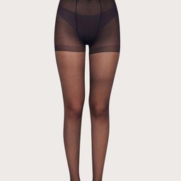 PLUMBURY Women Thigh-High Sheered Stockings-picture-42