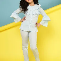 Ishti Girls Top with Pyjamas-image-57