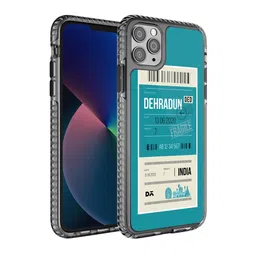 DailyObjects Blue & White Dehradun City Tag Printed iPhone 11 Pro Phone Case-10