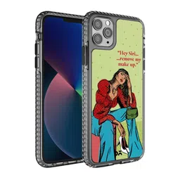 DailyObjects Black & Green Printed Hey Siri Stride iPhone 11 Pro Phone Case-18