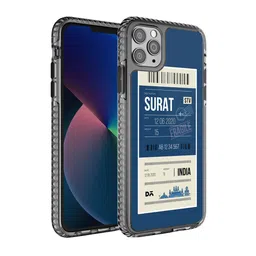 DailyObjects Blue & White Printed iPhone 11 Pro Phone Back Case-23