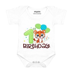 Arvesa Infants Printed Short Sleeve Bodysuit-image-52