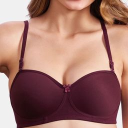 MAROON Bra Medium Coverage image 3