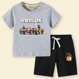 INCLUD Boys Gaming Printed T-shirt with Shorts Set-image-78