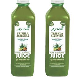 Axiom Set Of 2 Triphla Aloevera Juice - 500ml Each image 2
