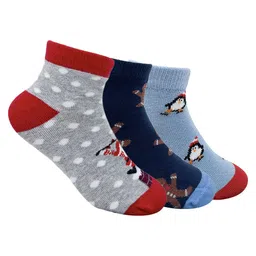 Mint & Oak Kids Pack of 3 Ankle Length socks-53