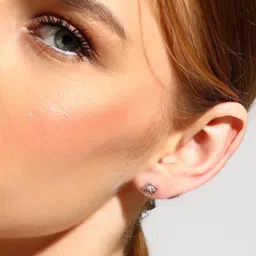 Beenth & Doneth Oval Stone Studs Earrings-11