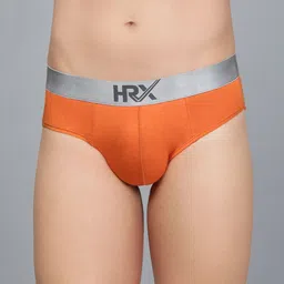 HRX by Hrithik Roshan Basic Briefs Ultrasoft Elastic Waistband HRX_BRF_001_OR/GR/_1PC-picture-33