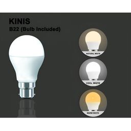 KINIS White Acrylic Quirky Abstract Shaped Wall Lamp With Bulb image 4