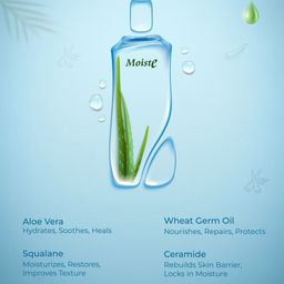 Moiste Set Of 2 Aloe Vera Moisturizer Lotion With Creamide & Squalane - 100 ml Each image 5