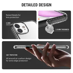 DailyObjects Black Printed Loading Dialog iPhone 12 Phone Case image 5