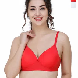 Women Full Coverage Lightly Padded Pack of 2 Bra-picture-10