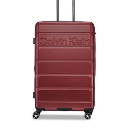 Calvin Klein Ridge-Line Unisex Hard Sided Large Trolley Bag- 77 cm-30