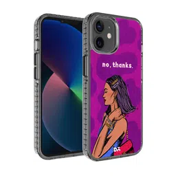 DailyObjects Purple & Blue Printed iPhone 12 Back Case-54