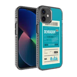 DailyObjects Blue & White Printed Dehradun City Tag iPhone 12 Mini Phone Case-8