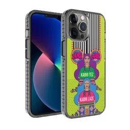 DailyObjects Green & Pink Printed Tezy Lazy iPhone 12 Pro Phone Case-7