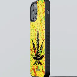 macmerise Yellow & Black Printed iPhone 12 Pro Phone Cases-16