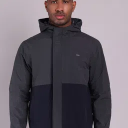 HOUSE OF VEDAS Men Colourblocked Windcheater and Water Resistant Outdoor Sporty Jacket-image-62