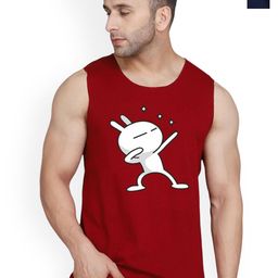 SLOWLORIS Men Pack Of 2 Printed Gym Vests-picture-36