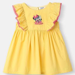 Nauti Nati Embroidered Badge Ruffled Fit & Flare Dress-picture-49