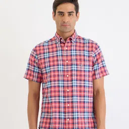 GANT Men Buffalo Checks Opaque Checked Casual Shirt-image-16