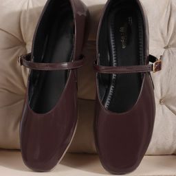 Try Me Women Synthetic Leather Round Toe Flatforms Casual Shoes-15