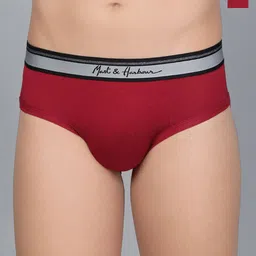 Mast & Harbour Men Pack of 2 Ultra-Soft & Breathable Basic -BriefMnH_002_BRF_MRN/GB/_2PC-picture-6