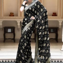SHOP DROP Woven Design Pure Silk Designer Banarasi Saree-54