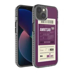 DailyObjects Purple & White Printed Amritsar City Tag Stride 2.0 iPhone 13 Phone Case-13