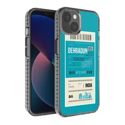 DailyObjects Sea Green & White  Dehradun City Tag Printed iPhone 13 Phone Case-16