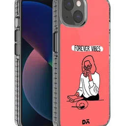 DailyObjects Peach Printed Stride 2.0 iPhone 13 Back Case image 1