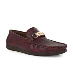Alberto Torresi Men Textured Loafers-image-54