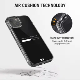 DailyObjects Black & White Loading Dialog Stride 2.0 iPhone 13 Phone Case image 3