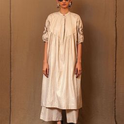 MATI Mandarin Collar Embroidered Tunic-image-16