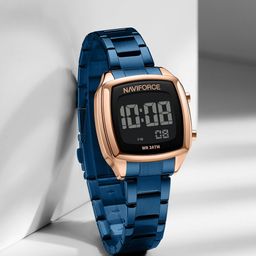 Naviforce Women Dial & Stainless Steel Straps Digital Watch NF5047_RG BE-33