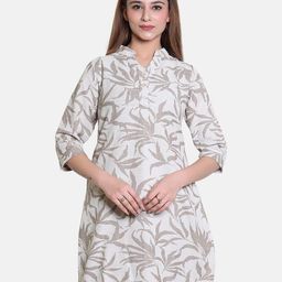 BAESD Women Pure Cotton A-Line Kurti-image-32