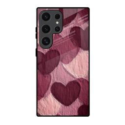 QRIOH Geometric Samsung Galaxy S24 Ultra 5G Sweetheart Patterned Glass Back Case-image-13