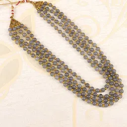 JIYANSHI FASHION Men Artificial Beads Gold-Plated Necklace-image-41